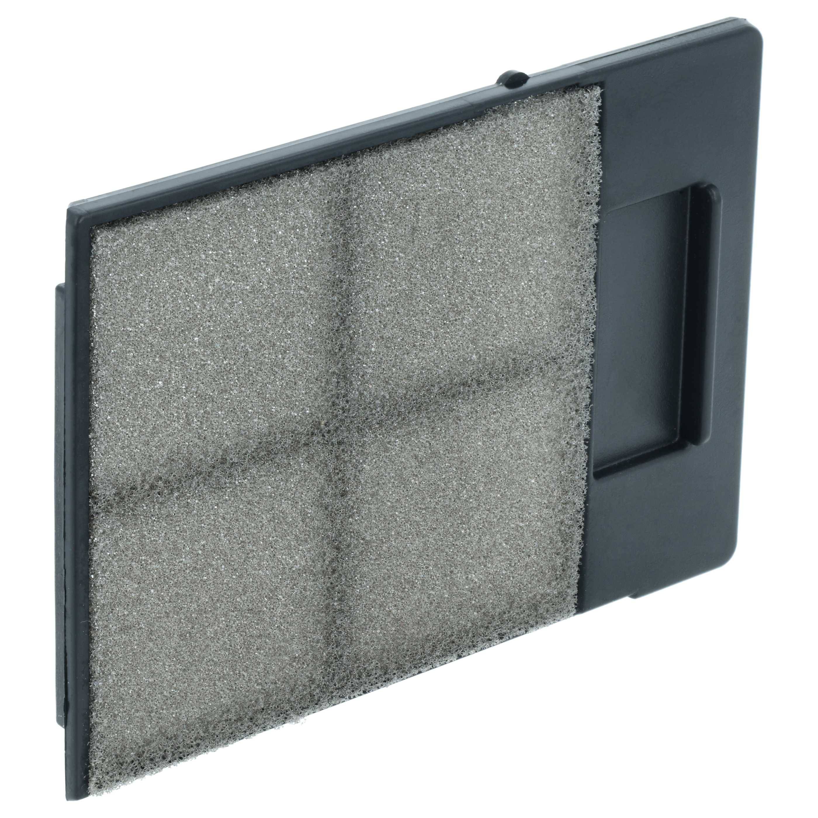 vhbw Luftfilter kompatibel mit Epson EMP-83He | EMP-X5+, EMP-X5, EMP-S52, EMP-S5+, EMP-S5 Beamer - Staubfilter 8,7 x 6,2-1