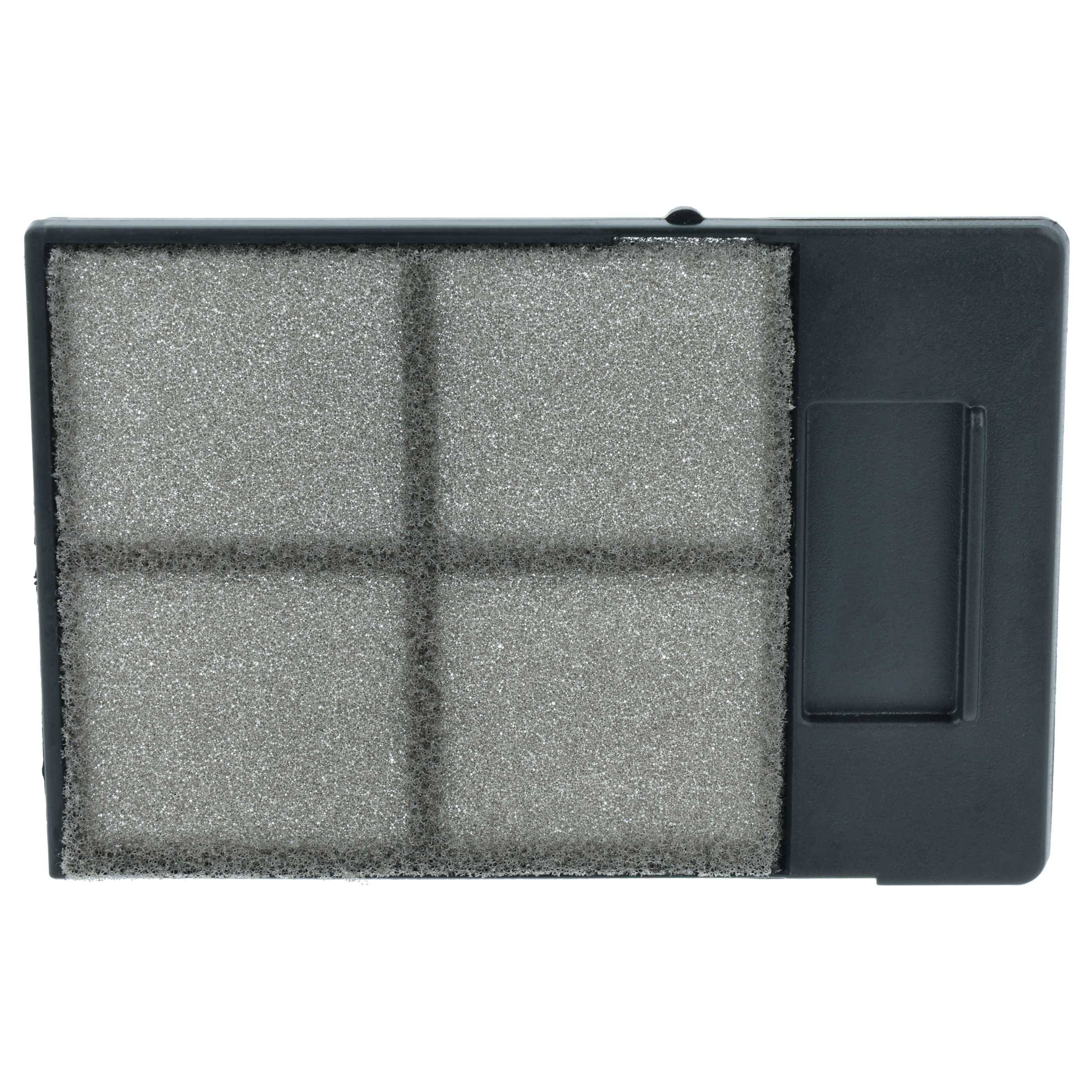 vhbw Luftfilter kompatibel mit Epson EMP-83He | EMP-X5+, EMP-X5, EMP-S52, EMP-S5+, EMP-S5 Beamer - Staubfilter 8,7 x 6,2-2