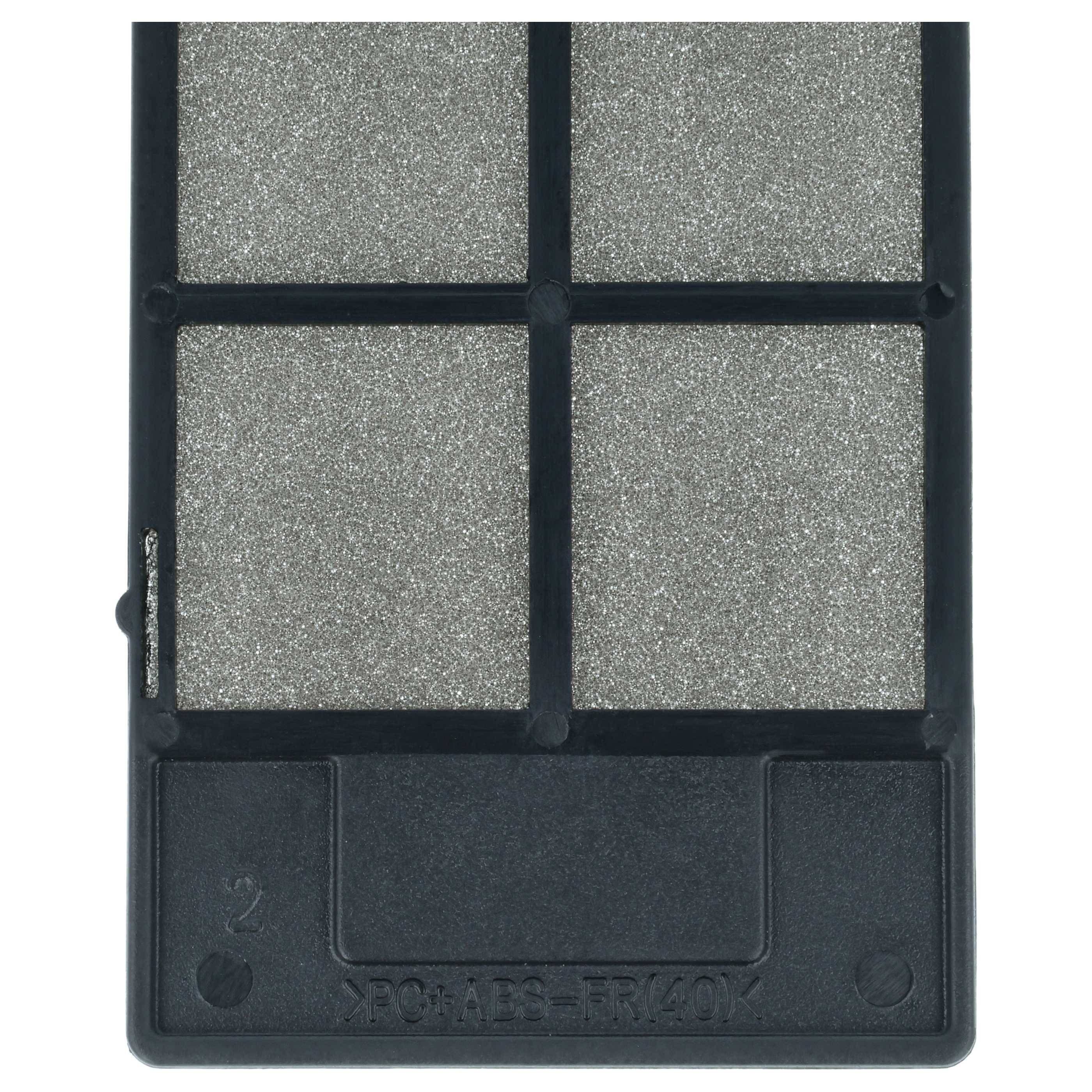 vhbw Luftfilter kompatibel mit Epson EMP-83He | EMP-X5+, EMP-X5, EMP-S52, EMP-S5+, EMP-S5 Beamer - Staubfilter 8,7 x 6,2-3