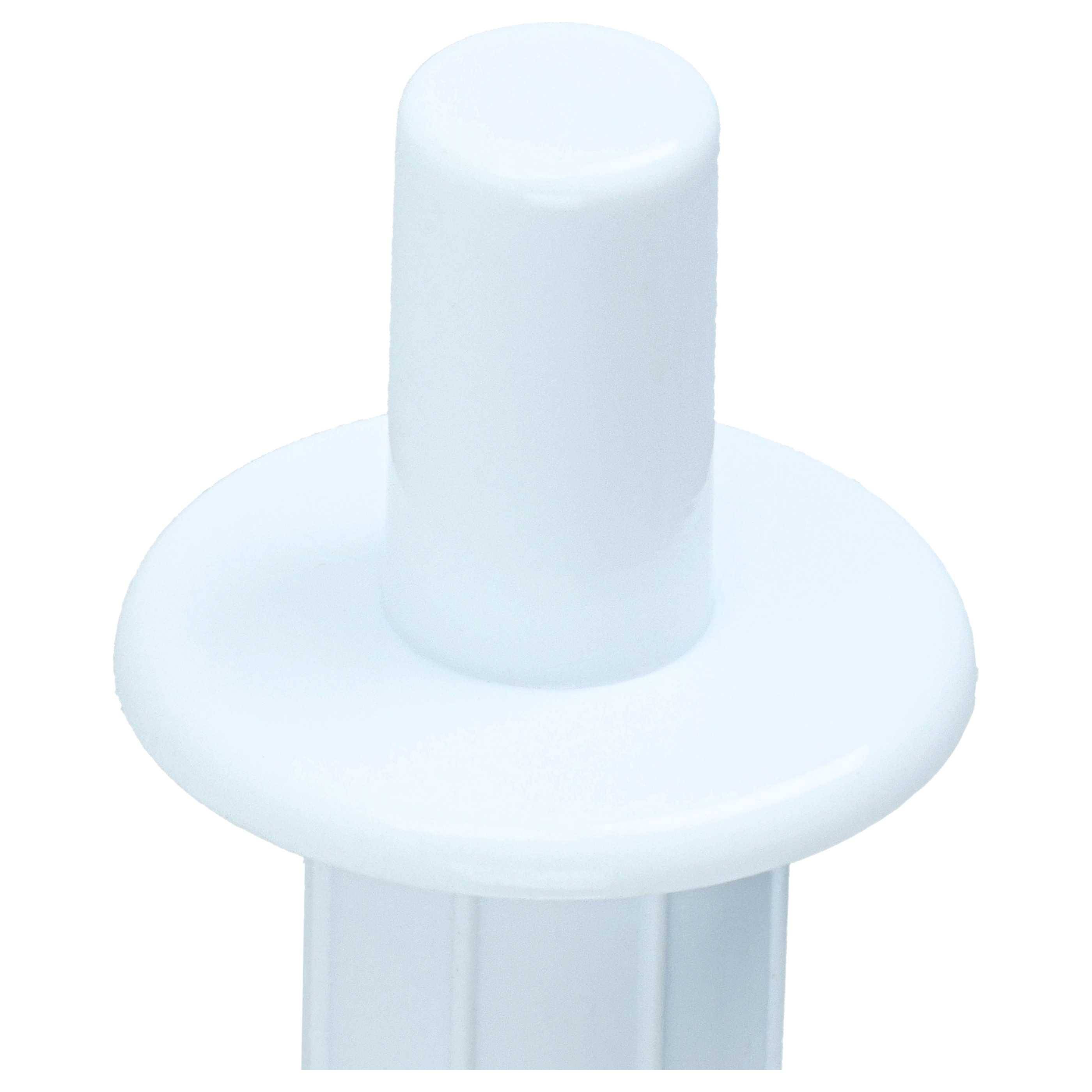 vhbw Bolzen für Gefrierfachklappe kompatibel mit Neff G8120X0/09 | G8320X0/09 Gefrierschrank, Kühlschrank --3