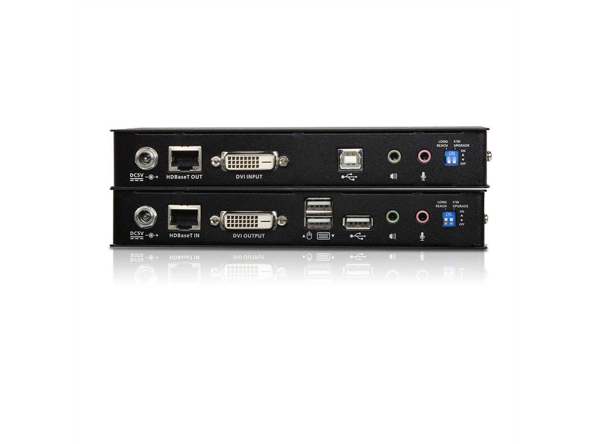Aten CE620 USB 2.0 DVI KVM Extender HDBaseT-0