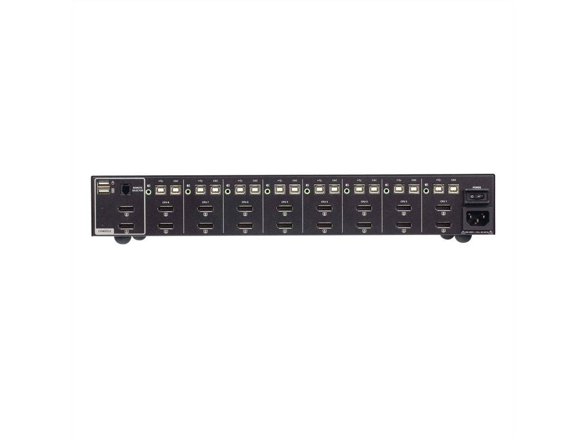 Aten CS1148DP4C 8-Port 4K USB DisplayPort Dual Display Secure KVM Switch, mit Card Reader-2