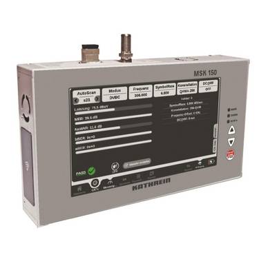 KATH Messgerät MSK 150 Sat/TV/Opt/IPTV Touch TFT-Display Install.Baumaterial Antennen Messgeräte