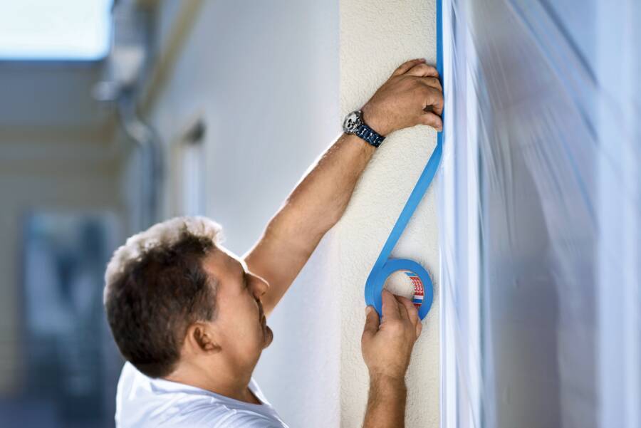 Präzisionskrepp tesa® Professional 4440 Außen UV PLUS 04440-00002-01 Farbe blau Rollenbreite 30 mm Rollenlänge 50 m Di-2
