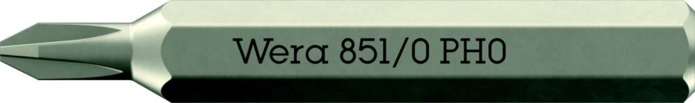 Wera Werkzeuge GmbH Bit 851/0 Micro PH 0 L.30mm WERA 05058121001-0