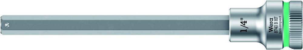 8740 B HF Zyklop Bitnuss mit 3/8"-Antrieb, mit Haltefunktion für Innensechskantschrauben, 1/4" x 107 mm