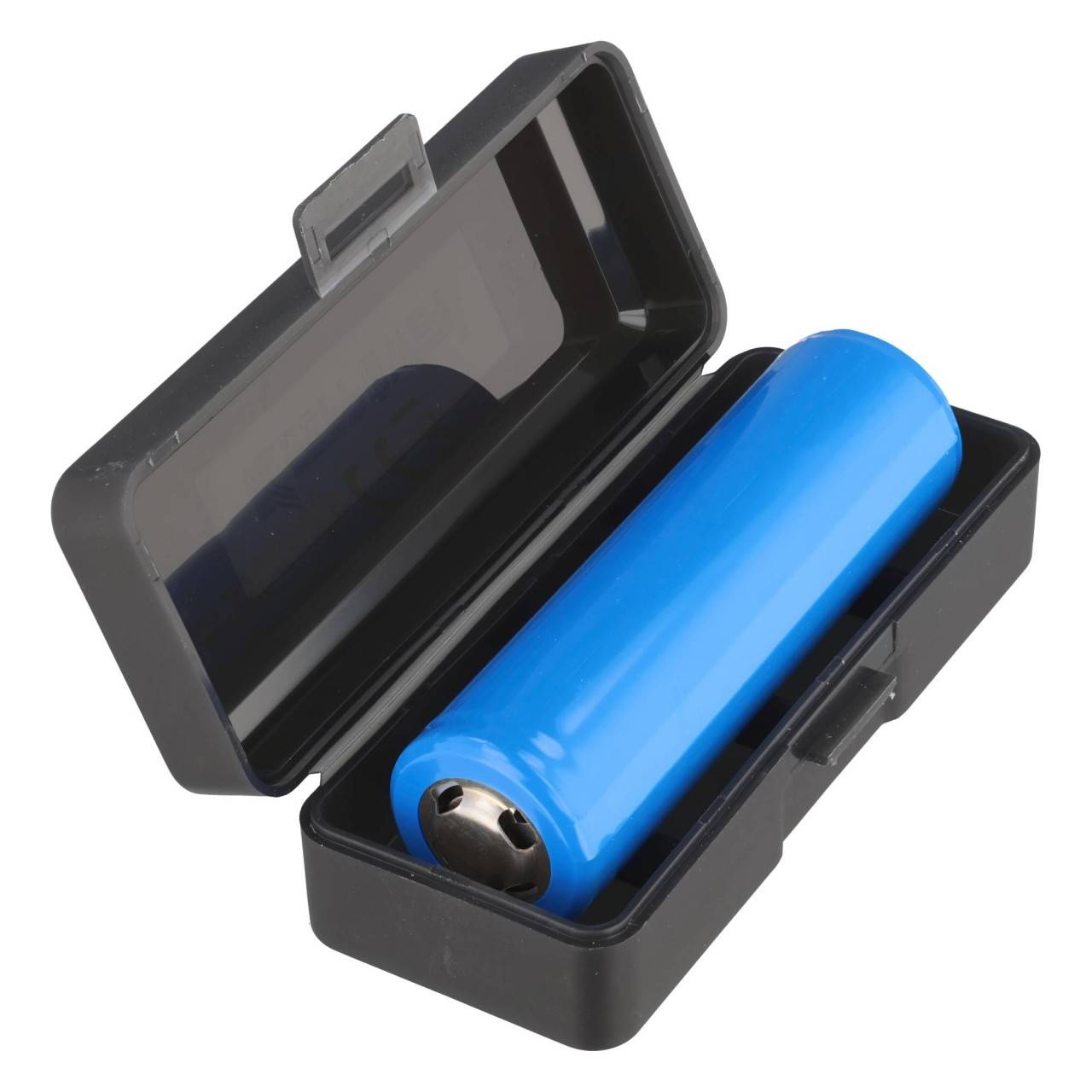 Keeppower K1 Aufbewahrungsbox für 1 Stück 21700 Li-Ion Akku, auch für geschützte und USB-C 21700 Akkus schwarz-3