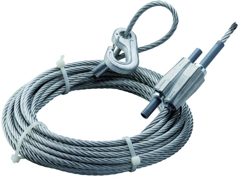 ERI Caddy SLK6L40 Speed Link SLK Catenary With Hook, 6 mm Wire, 40 m Length-0