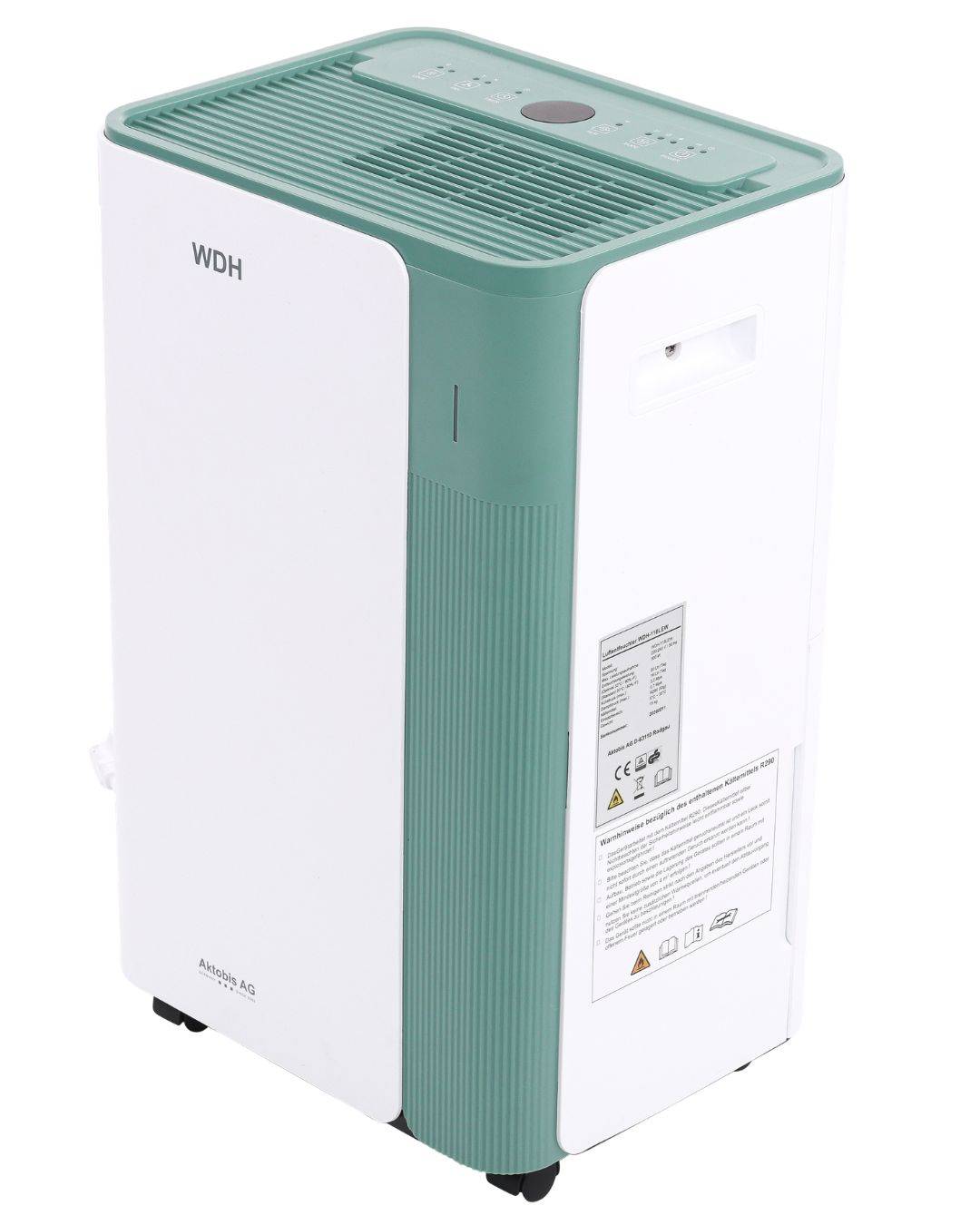 WDH Luftentfeuchter WDH-118LEW - für 40m² - 20 Liter/Tag - mit Smartphone-Steuerung-1