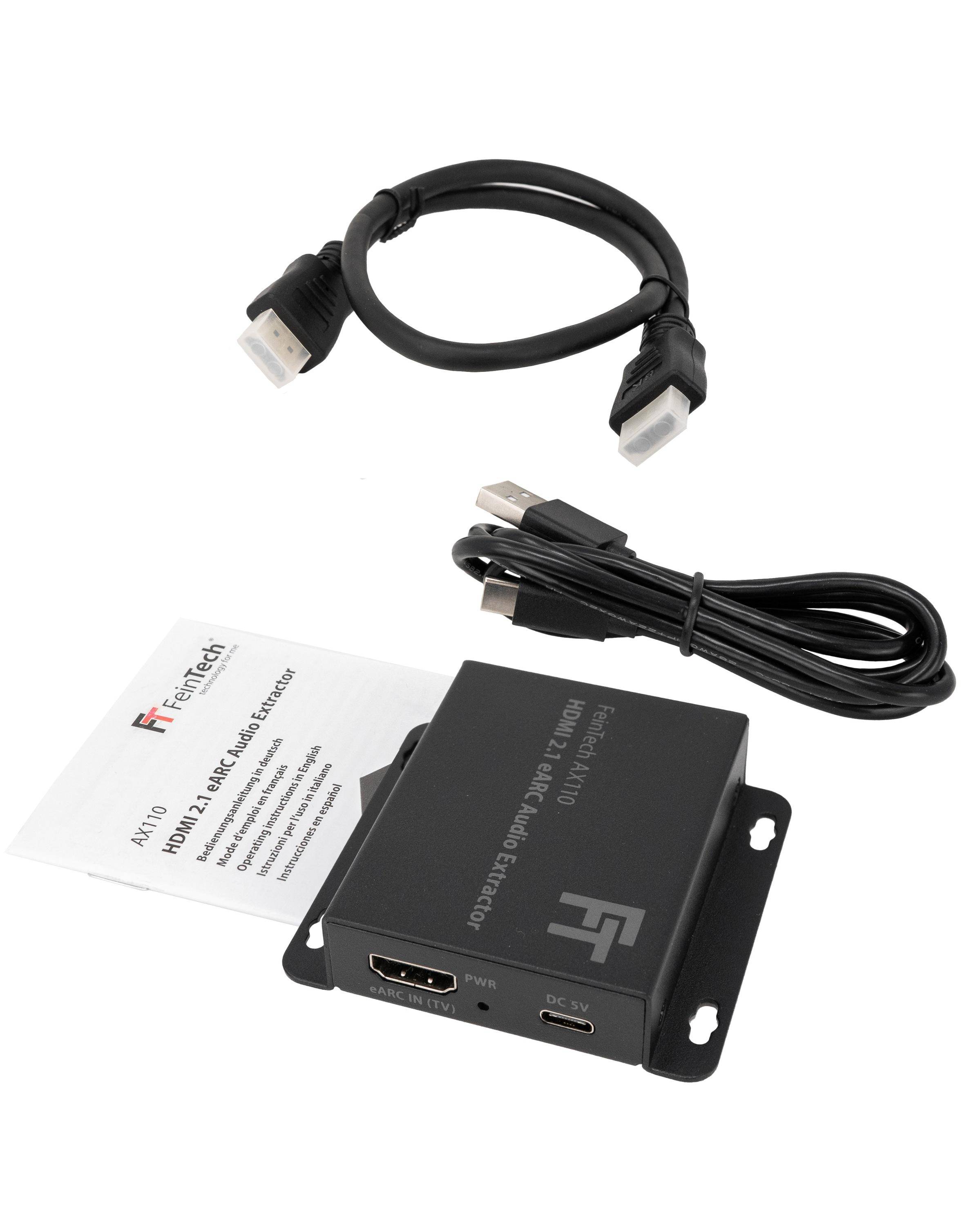 FeinTech AX110 HDMI 2.1 eARC Audio Extractor-4