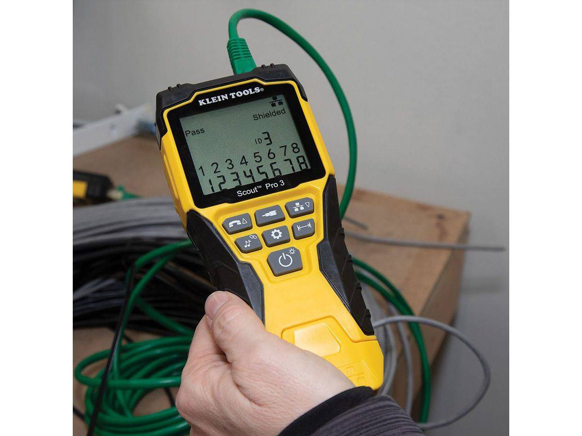 KLEIN TOOLS VDV501-851 Scout® Pro 3 Starter Kit, EU-Version, Vielseitiger Kabeltester für Sprach-, Daten- und Videosyst-2