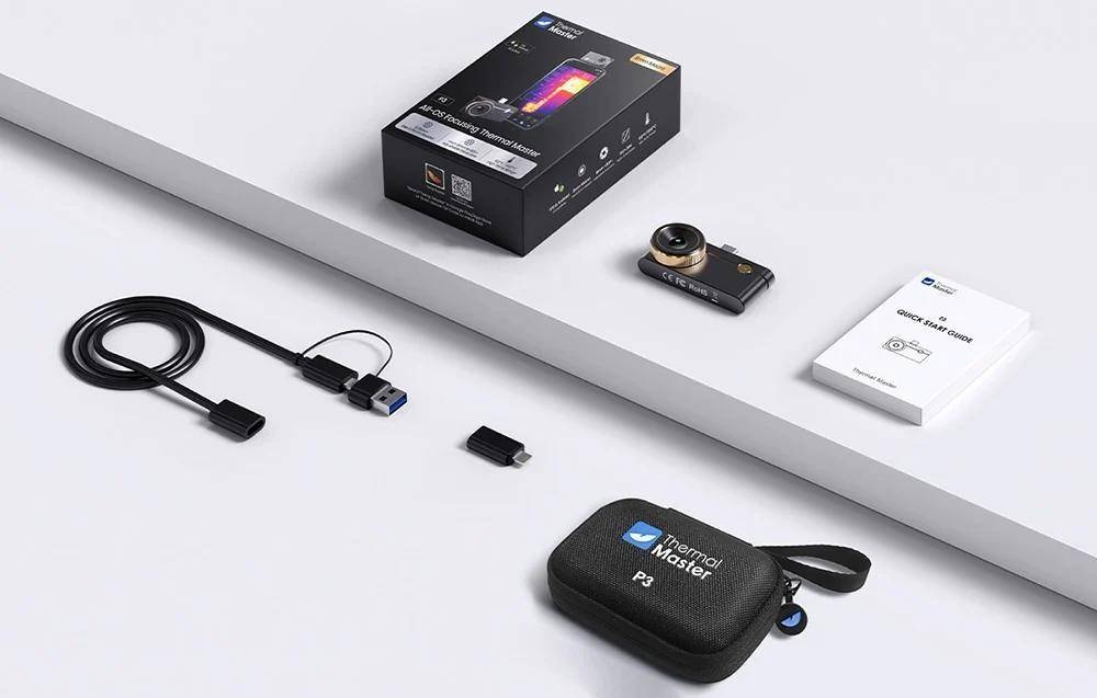 THERMAL MASTER P3 Mini-Wärmebildkamera, VOx 256×192, X³IR 512×384, App Temp Master, iOS/Android-4