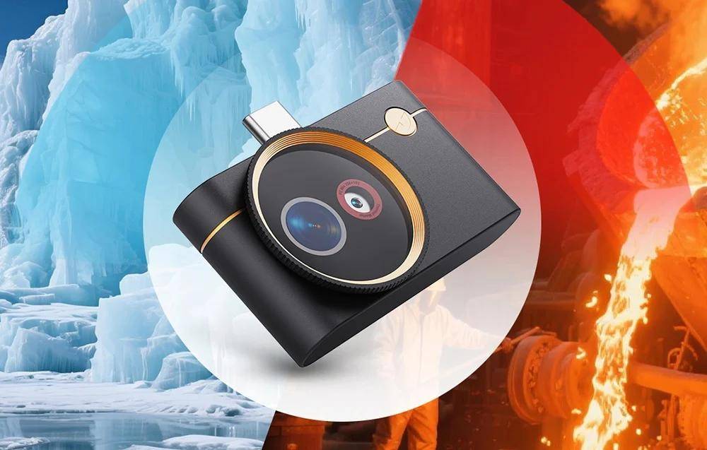 THERMAL MASTER P4 Mini-Wärmebildkamera, USB-C, Dual-Lens, 512×384 VOx, KI, -20 bis 600°C-3
