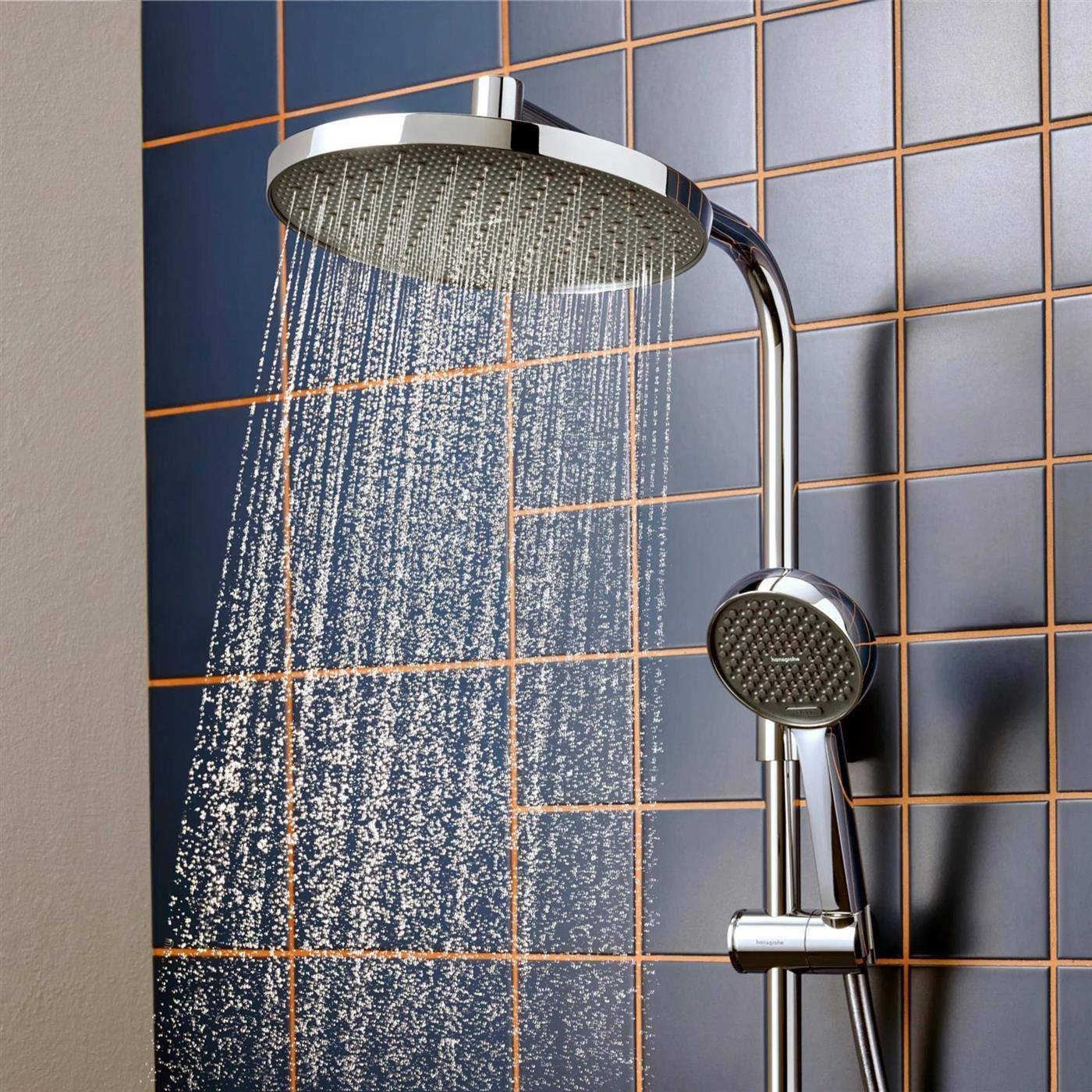 hansgrohe Activera S Showerpipe 240 1jet EcoSmart Reno Varia, Chrom-1