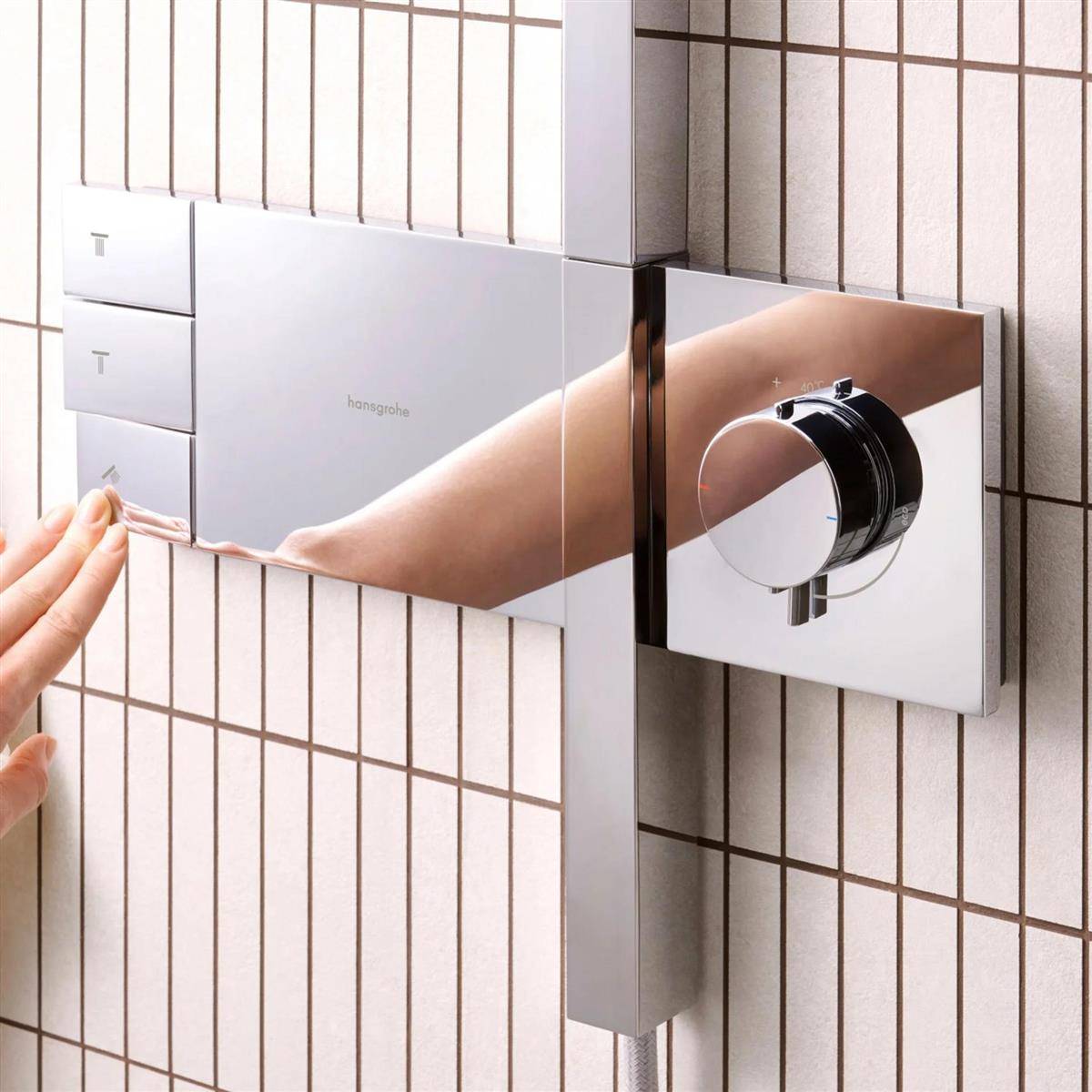 Hansgrohe Raindance Alive Q Showerpipe Duschsystem 210x340mm, 2jet, ShowerSelect Comfort, Chrom-2