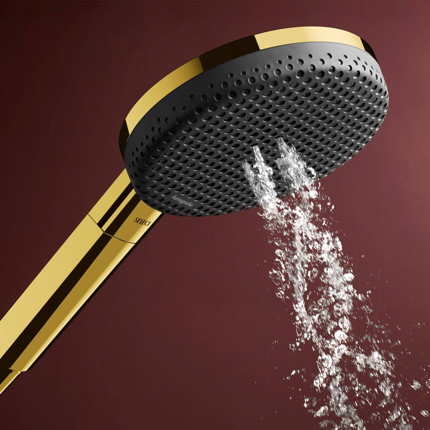 Hansgrohe Raindance Alive Select S Handbrause 125mm, 5,9l/min, 3jet EcoSmartPlus, Polished Gold Optic-2