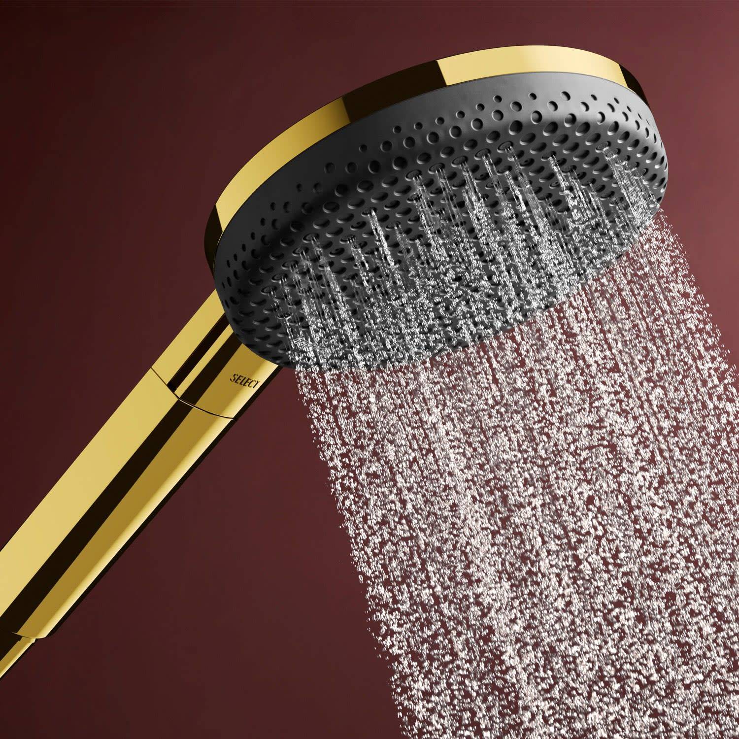 Hansgrohe Raindance Alive Select S Handbrause 125mm, 5,9l/min, 3jet EcoSmartPlus, Polished Gold Optic-4