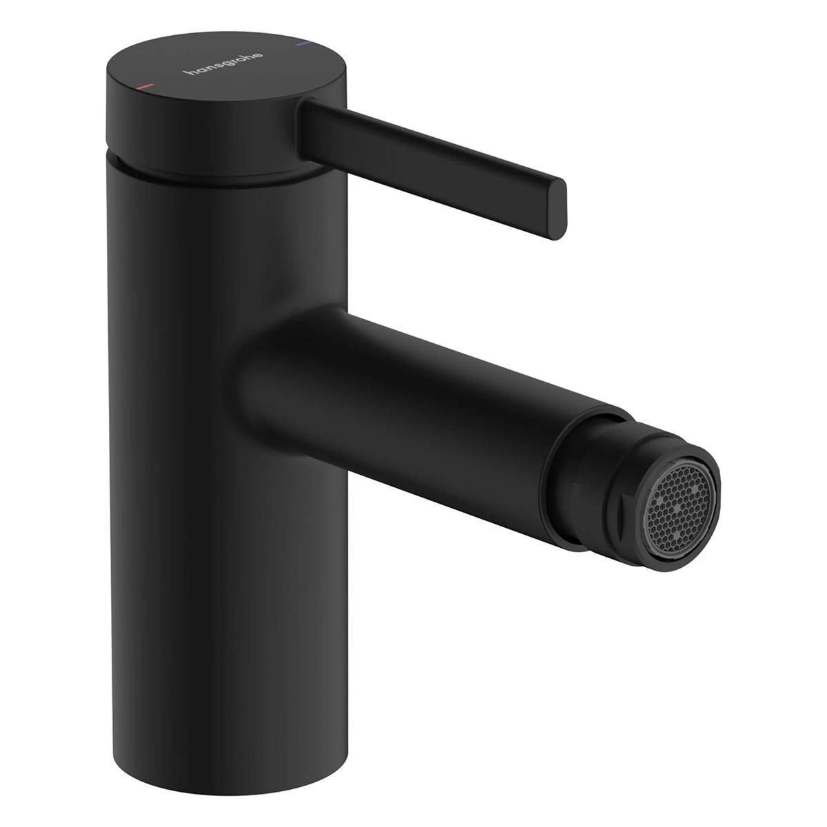 Hansgrohe Zesis S Einhebel-Bidetmischer mit Zugstangen-Ablaufgarnitur, Mattschwarz-0