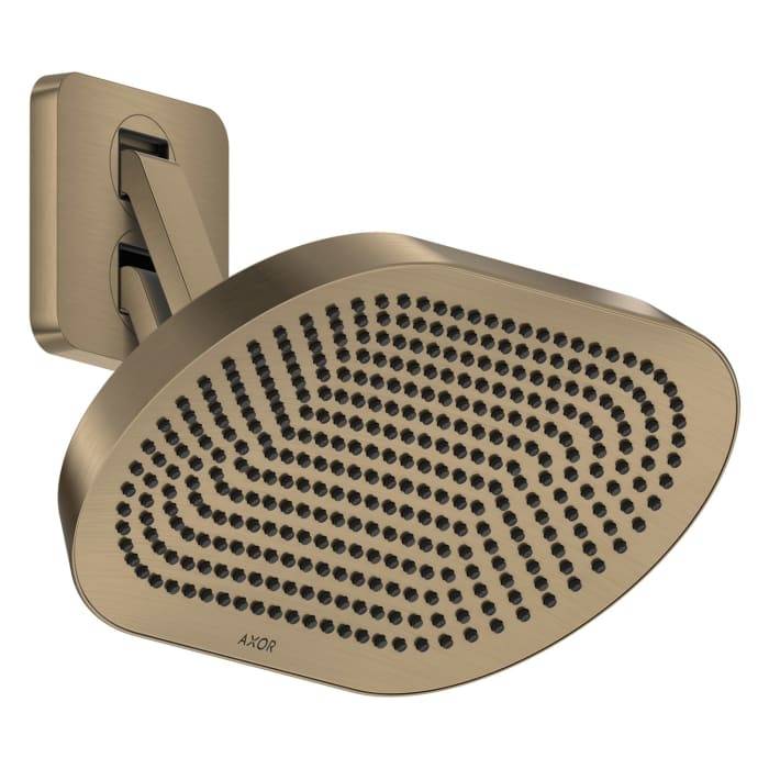 AXOR ShowerSphere Kopfbrause 370/220 2jet mit beweglichem Brausearm, Brushed Bronze-0
