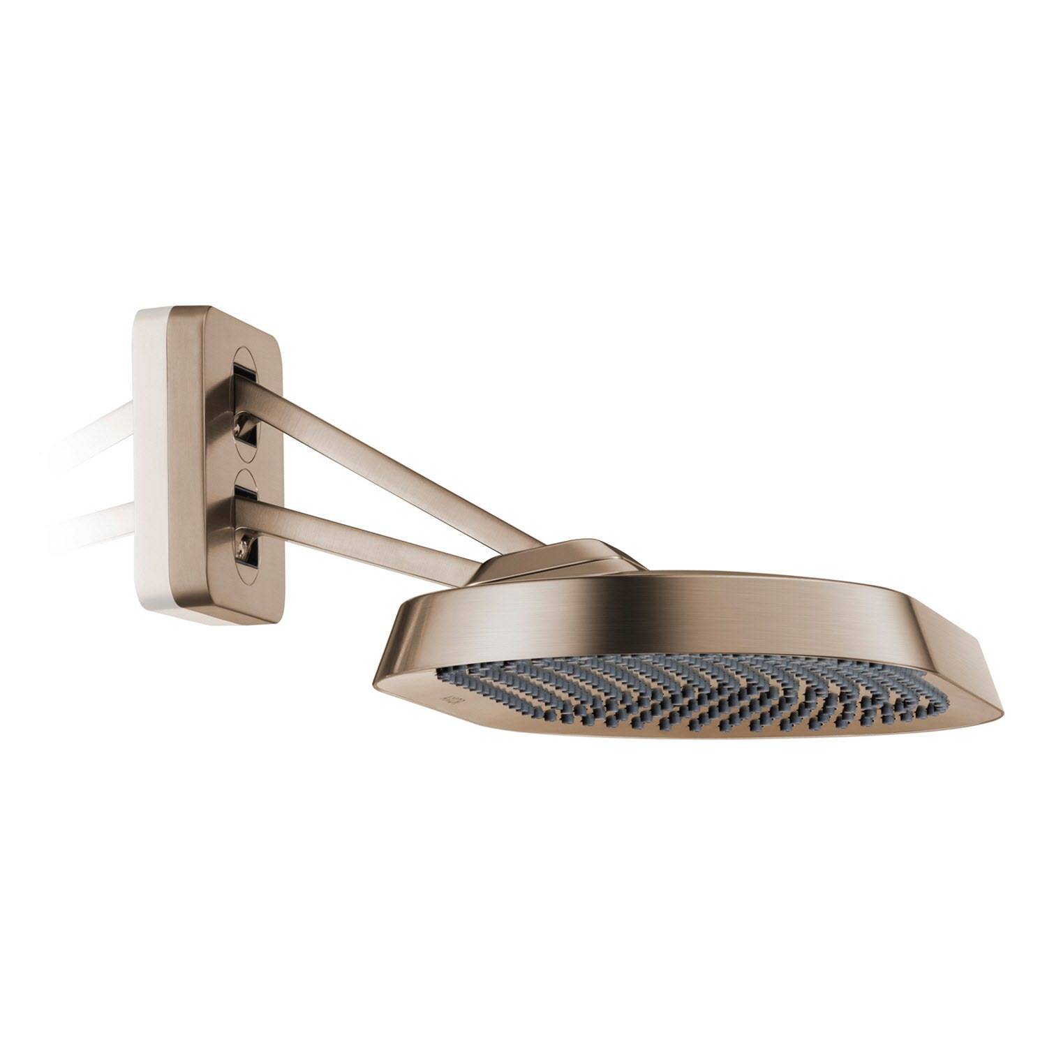 AXOR ShowerSphere Kopfbrause 370/220 2jet mit beweglichem Brausearm, Brushed Bronze-2