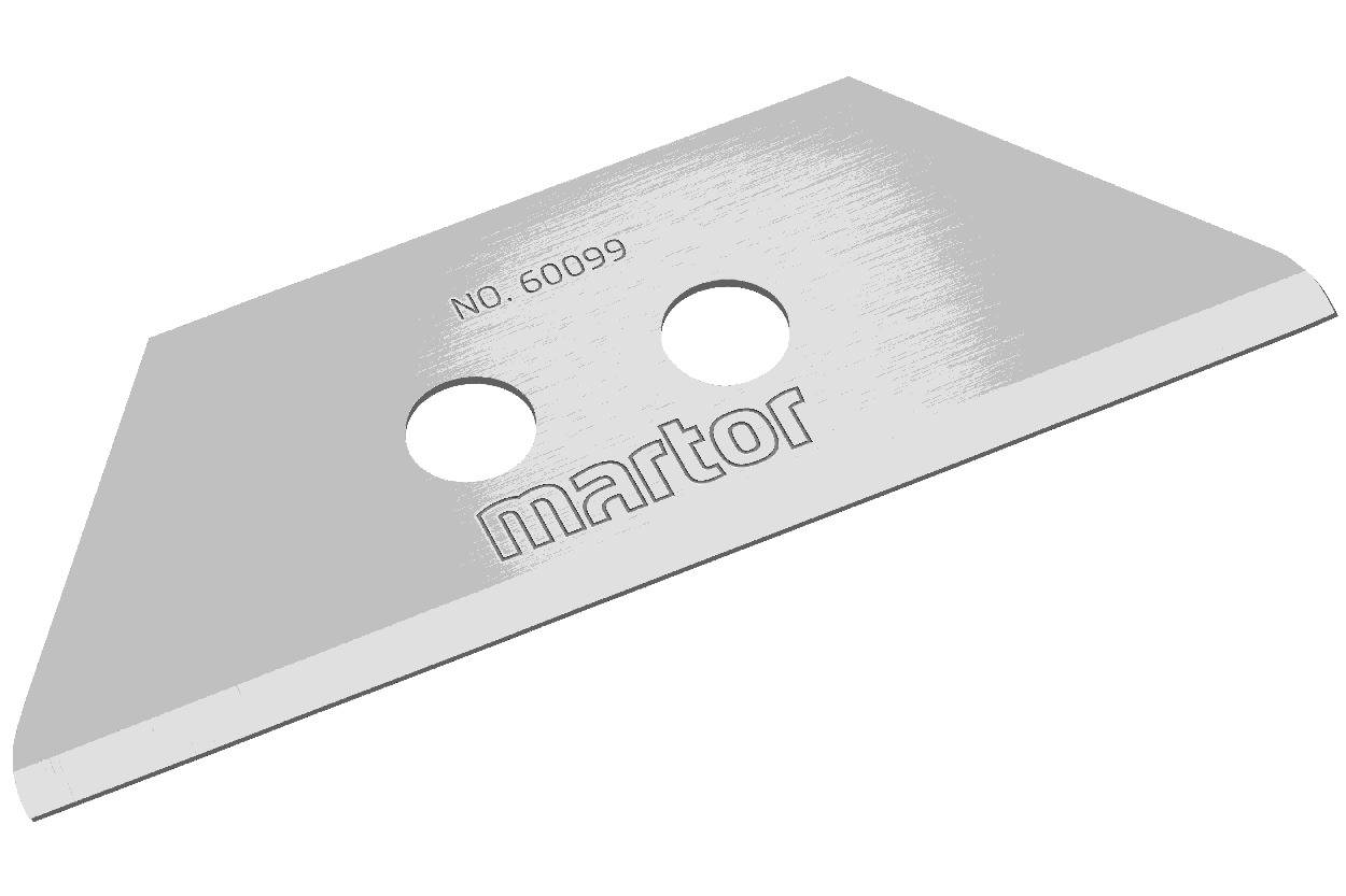Ersatzklingen MARTOR 60099.70 Typ / Nr. Trapezklinge Nr. 60099, Stahl Eigenschaften eine Schneide mit zwei scharfen Ka-1