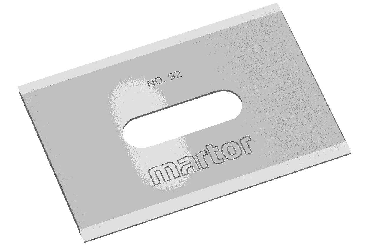 Ersatzklingen MARTOR 92.66 Typ / Nr. Industrieklinge Nr. 92 Eigenschaften zwei Schneiden mit vier scharfen Kanten (4-f-1