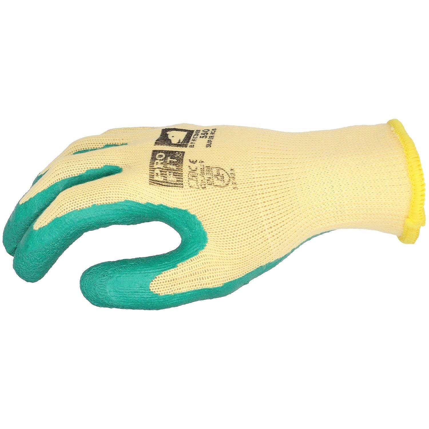 Profit 550-11 Latex Handschuhe, "Sumo",grün 11-1