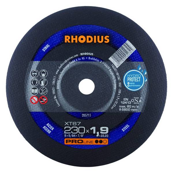 RHOD XT 67 230x1,9x22,23 Trennscheibe Pro blau