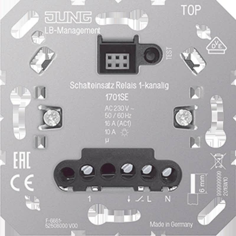 JG 1701SE Schalteinsatz Relais 1K-0