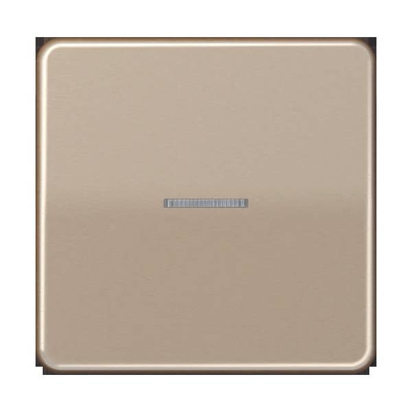 JG CD10911STRFGB KNX RF Taster 1f. Aluminium eloxiert Serie CD gold-bronze