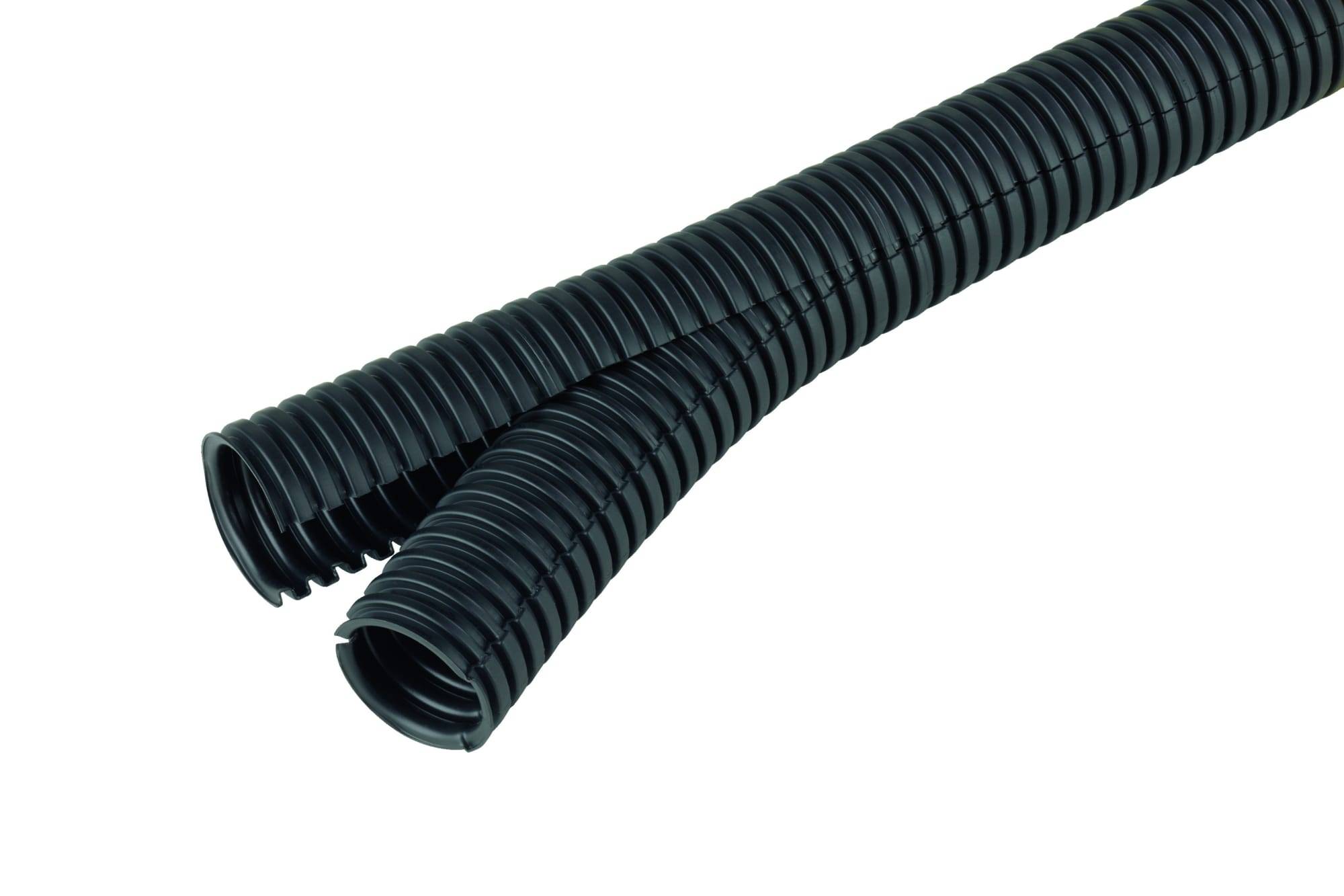 FRA Co-flex PP10-50M Wellrohr teilbar verschließbar sw VPE=50Meter-0