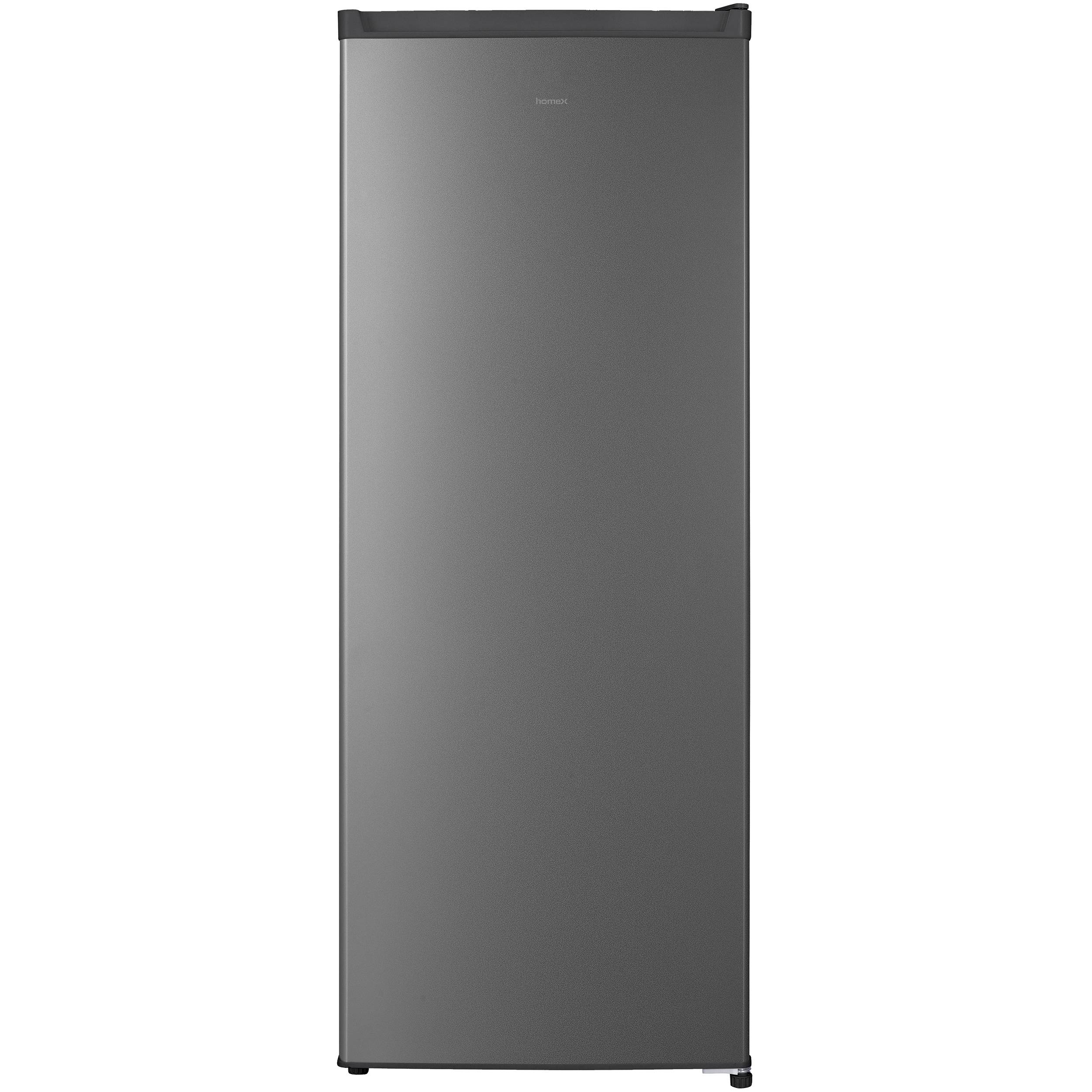 homeX CS2422E-S Kühlschrank ohne Gefrierfach groß, freistehender Vollraumkühlschrank - 242 Liter, 143 cm hoch, silber-0