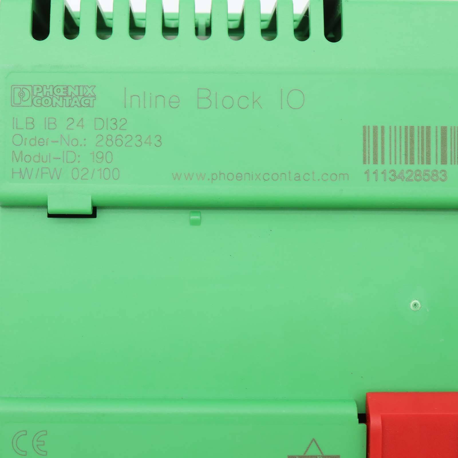 Phoenix Contact ILB IB 24 DI32 2862343 SPS-Erweiterungsmodul 24 V/DC-1