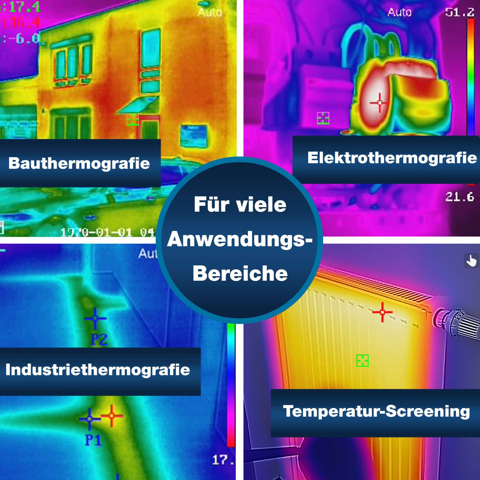 PeakTech P 5605 A – Wärmebildkamera 120 x 90 px. -20°C bis +550°C mit Foto & Videoaufnahme-3