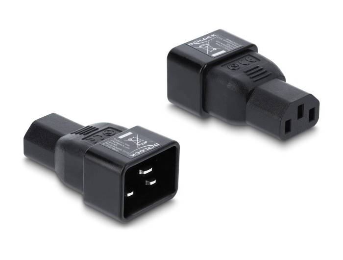 Netzadapter IEC 60320 C20 auf C13, 10A,...-0