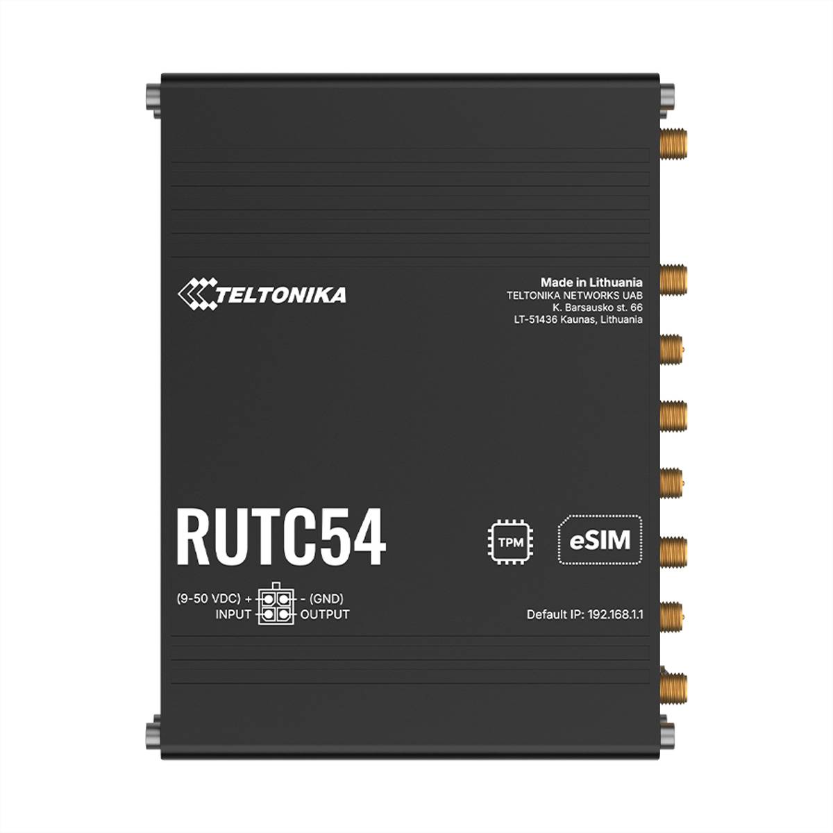TELTONIKA - RUTC54 Global 5G Edge Router - Router - WLAN-1