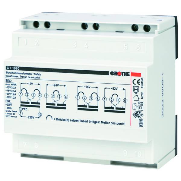 GRO Trafo 12/16/24/32V 14140 GT 1980 3,3/2,5/1,6/1,2A REG