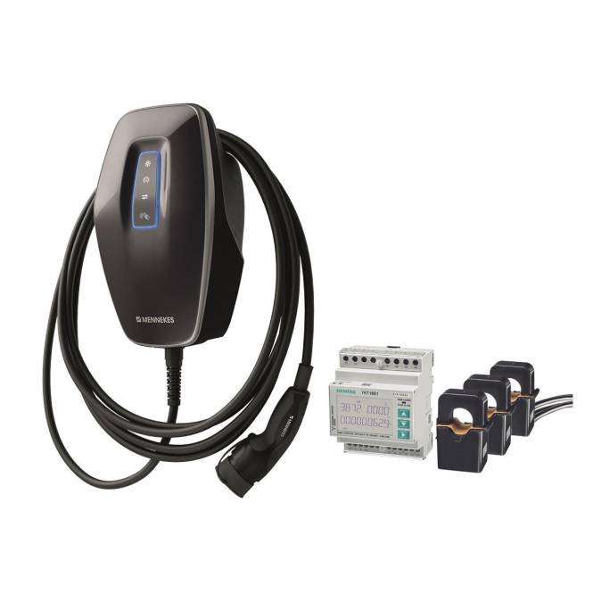 Mennekes Wallbox AMTRON 4You 310PVBundle 11KW,7,5mLadekabel,Schwarz 1313201265BK Install.Baumaterial-0