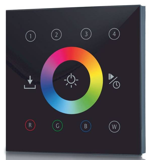 RUTEC 80530 AC-DALI Touchpanel 4 ZONEN RGBW
