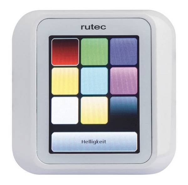 RUTEC 88458 TFT LED RGB+W DMX Touchscreen mit Alpha Nea Rahm
