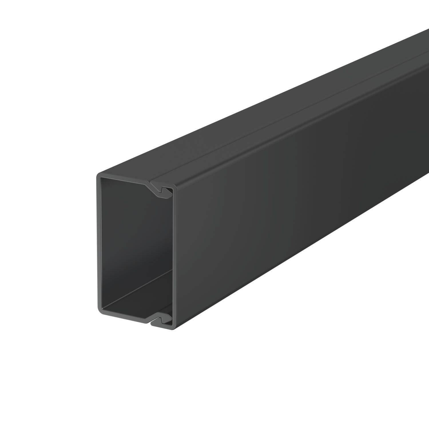OBO WDK25040SW Wand- und Deckenkanal mit Bodenlochung-0