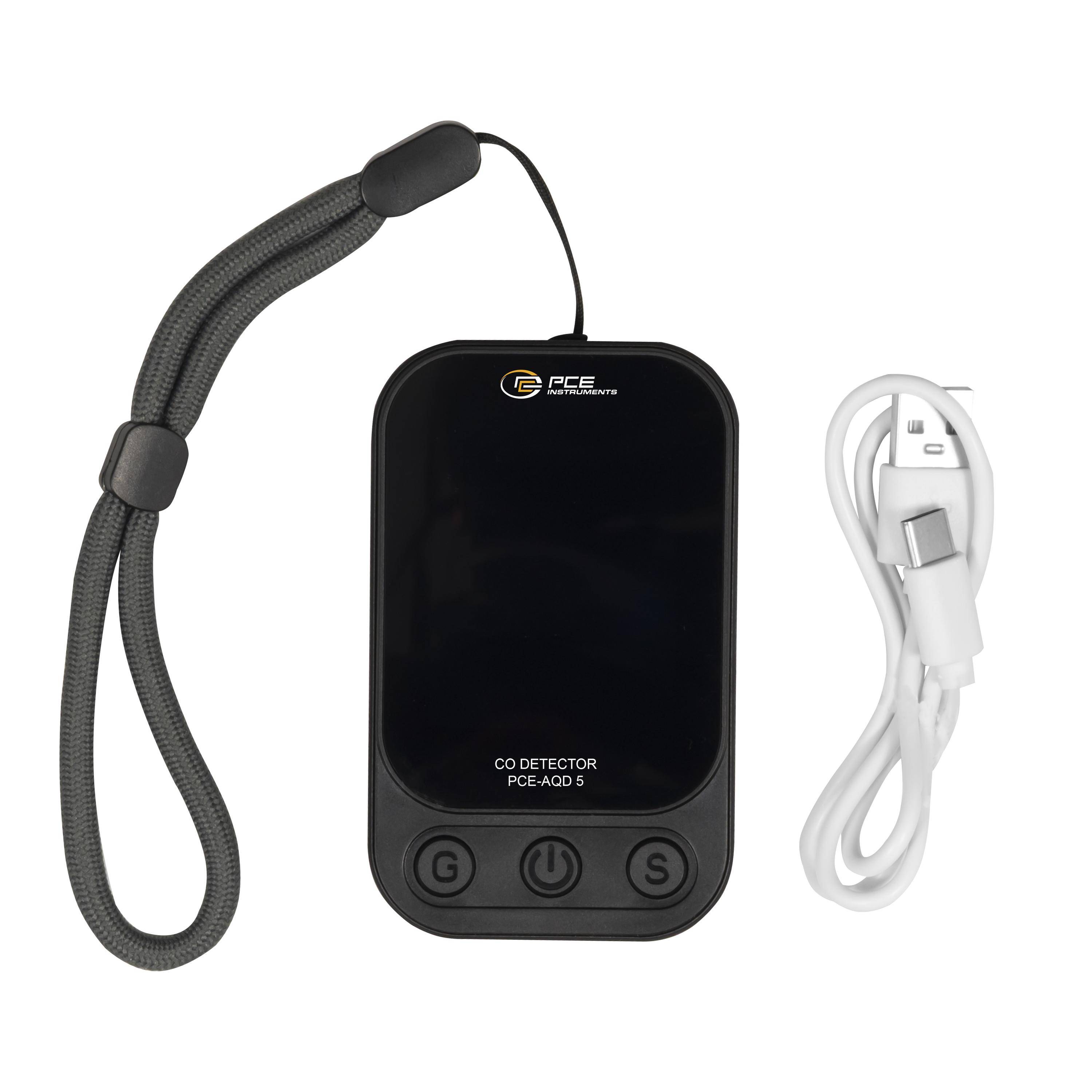PCE Instruments CO-Luftqualität-Detektor PCE-AQD 5 |CO 0 … 999 ppm |Feuchte relativ 0 … 95 % |Temperatur -10 … +50 °C-6