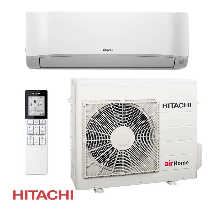 Hitachi AirHome 400 RAK-DJ70RHAE / RAC-DJ70WHAE Inverter-Klimaanlage – 24.000 BTU, A++/A+, WLAN, R32, bis 50 m²-0