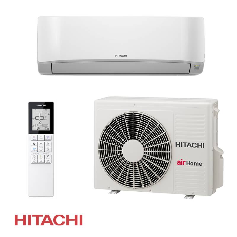 Hitachi AirHome 400 RAK-DJ50RHAE / RAC-DJ50WHAE Inverter-Klimaanlage – 18.000 BTU, A++/A+, WLAN, R32, bis 37 m²-0