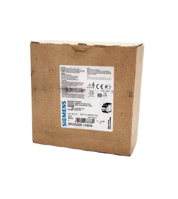 Siemens 3RW3026-1AB04 SIRIUS Sanftstarter S0 25A 11kW/400V AC 200-460 V