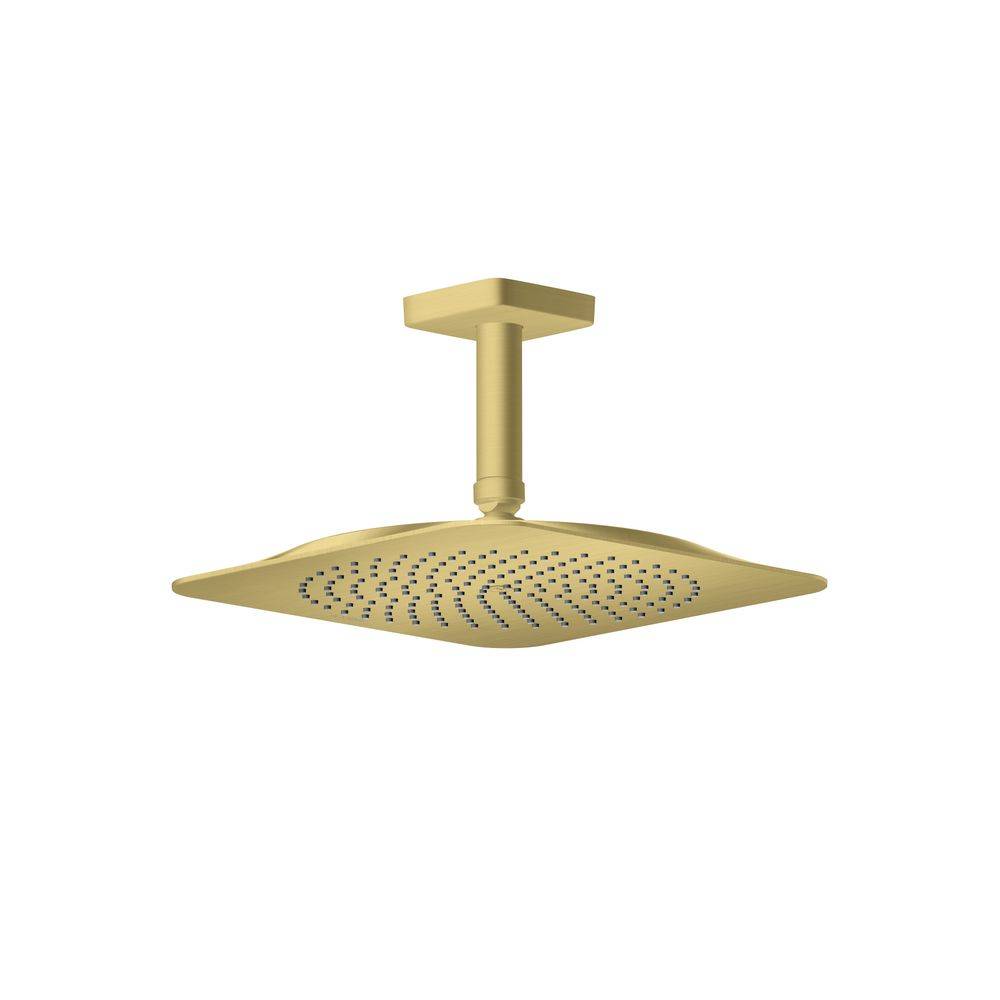 Hansgrohe AXOR Citterio C Kopfbrause 270x270mm, 1jet, EcoSmart, Deckenanschluss, Brushed Brass-0