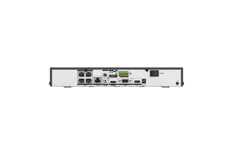 Hikvision DS-7604NXI-K1/4P(E)(STD), Netzwerk Video Rekorder, 4 IP Kanäle, AcuSense, AcuSearch, 4x RJ45, H.265+-1