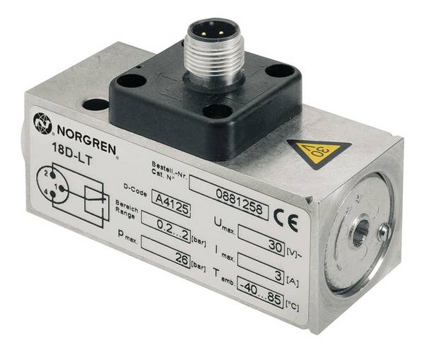 18D Elektromechanischer Druckschalter Norgren: 0880420000000000