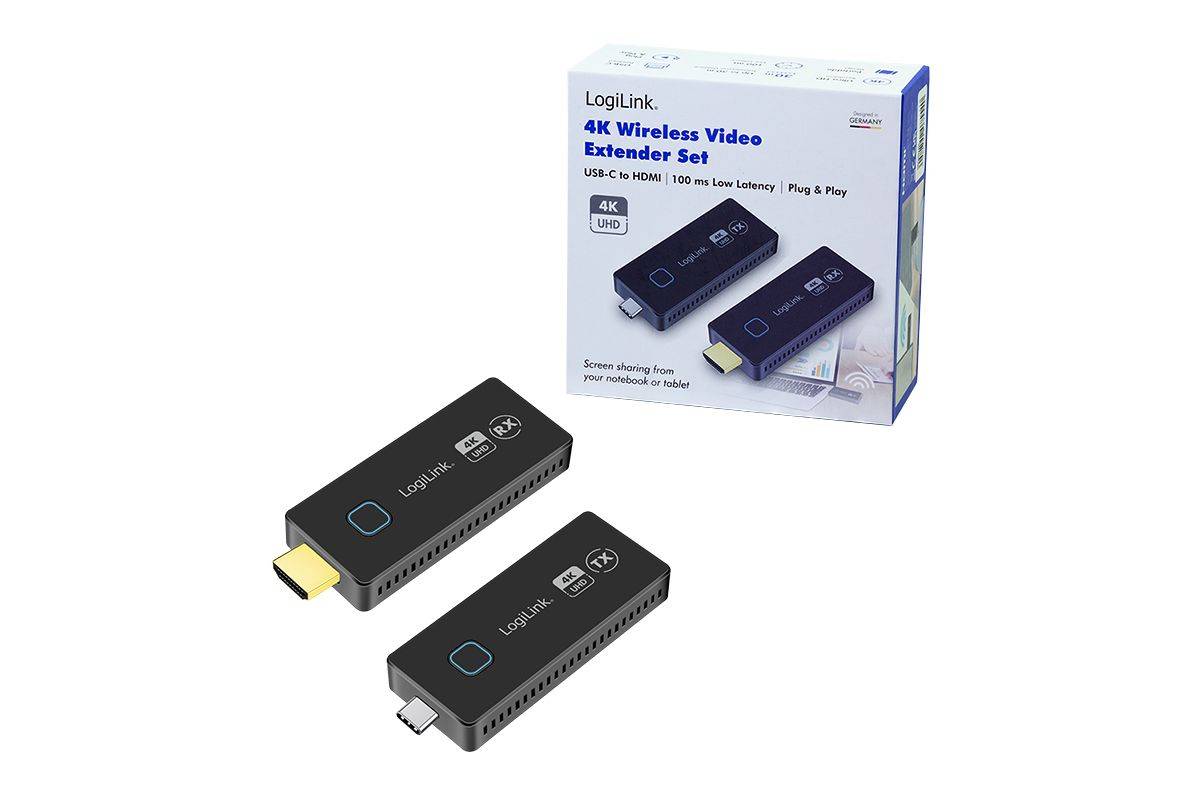 HDMI-Übertragungs-Set, USB-C zu HDMI, Kompakt, Drahtlos, 30m, 1zu1, 4K@60Hz-4