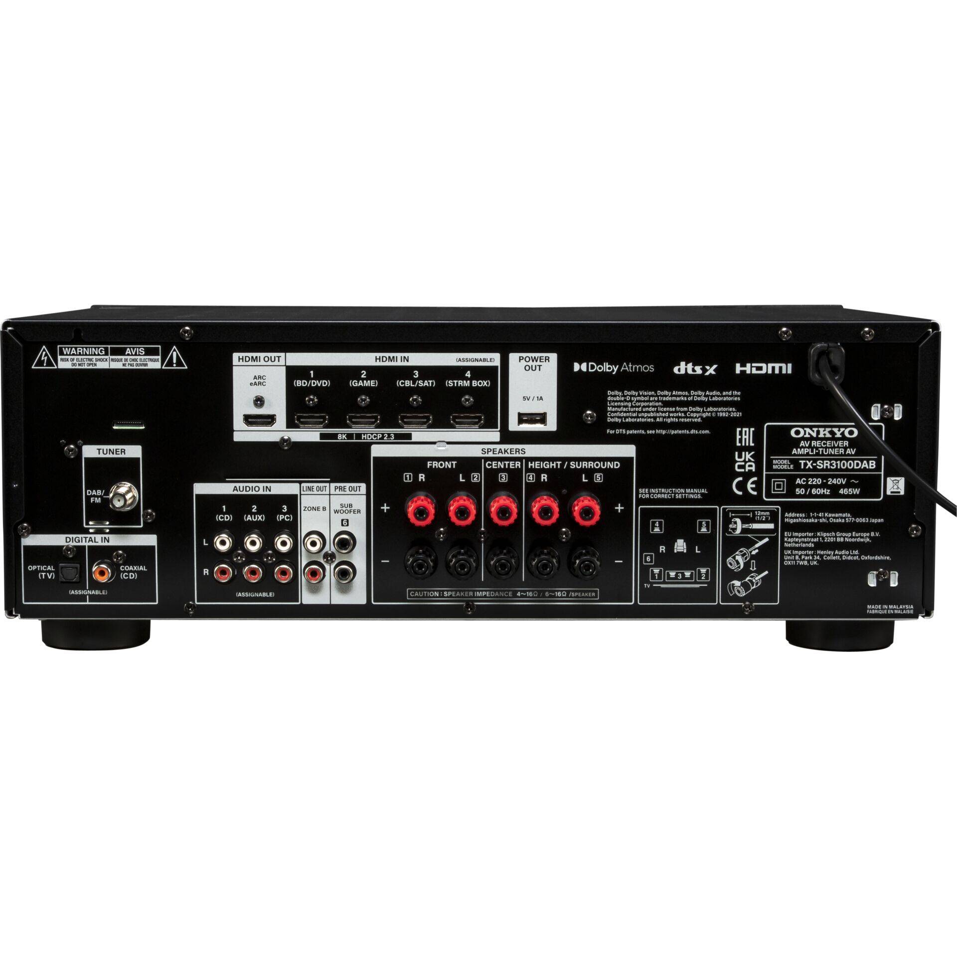 TX-SR3100 - AV-Receiver - 8K - 60 BpS-2